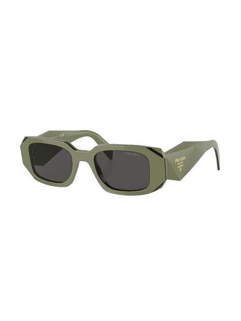 prada sage green sunglasses|Prada glasses green frame.